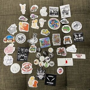 Brandy Melville Stickers + Pins